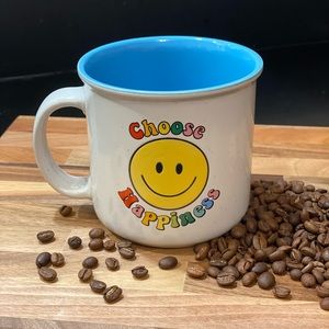 NEW Choose Happiness Smiley Face Mug